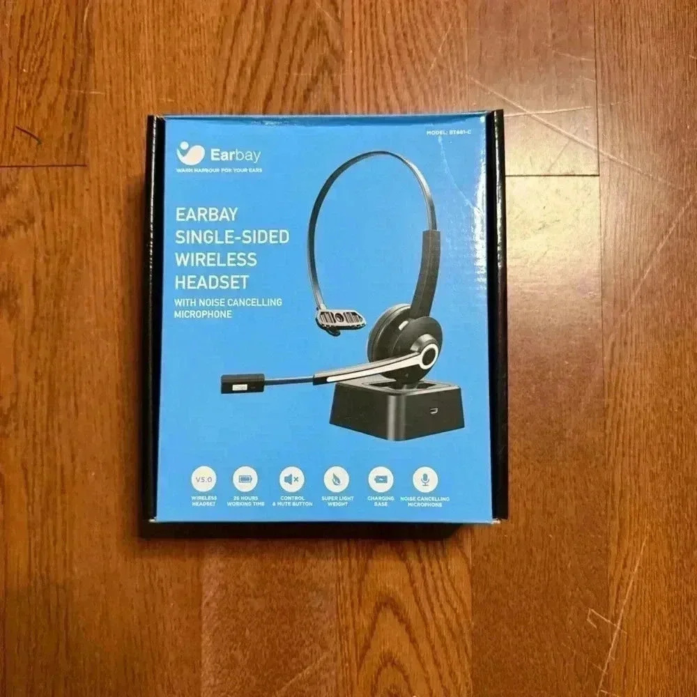 🎧 Earbay Single Sided Wireless Headset
